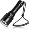 Diving Flashlight Scuba Dive Lamp Underwater Torch Snorkeling Accessories