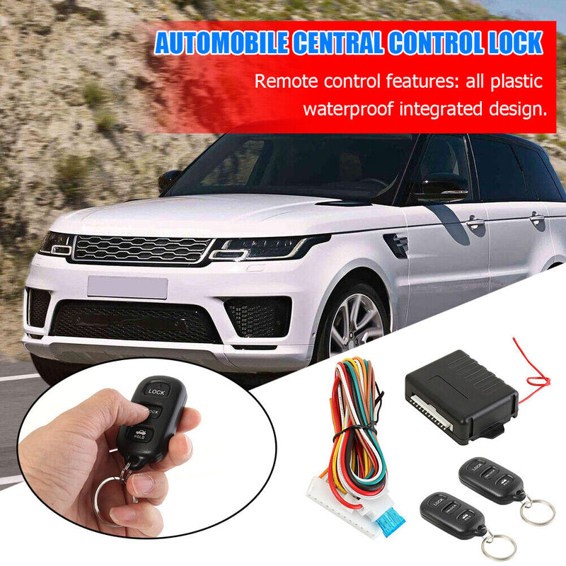 Kit universel de verrouillage de porte centrale télécommande voiture système d'alarme d'entrée sans clé 410/T112