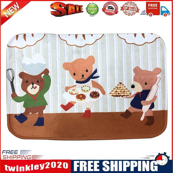 Non-slip Floor Mat Carpet Indoor Rectangle Absorbent Doormat Home Decor (C)