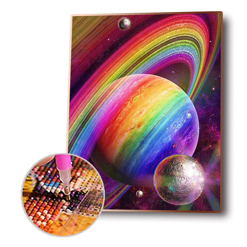 5D Full Square Drill Diamond Painting DIY Planet Universe Rhinestone Picture