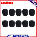 10pcs 25mm Replacement Microphone Cover Mic Windscreen Windshied Headset Foam