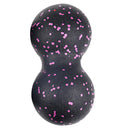 Peanut Massage Ball Body Fascial Yoga Exercise Fitness Ball (Black Pink) Newly