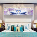 Full Round Drill Diamond Painting Swan Love Cross Stitch Embroidery Craft Decor