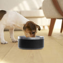 Pet Bowl Stainless Steel Non-Skid Base Dog Cat Feeding Dish Easy to Clean Black