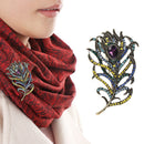 Jewelry Boho Enamel Pins  Peacock Brooches Animal Bird Pins Wedding Accessories