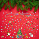 5D DIY Diamond Embroidery Christmas Rhinestone Cross Stitch Mosaic Wall Stickers