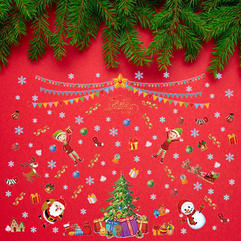 5D DIY Diamond Embroidery Christmas Rhinestone Cross Stitch Mosaic Wall Stickers