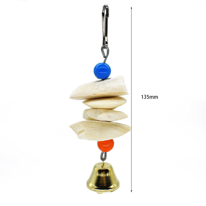 Parrot Chew Toys Mouth Molars Hanging String Toys for Calcium Supplementati
