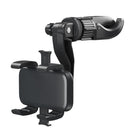 Car Phone Holder 360 Degree Rotatable Rearview Mirror Seat Cell Phone Holder