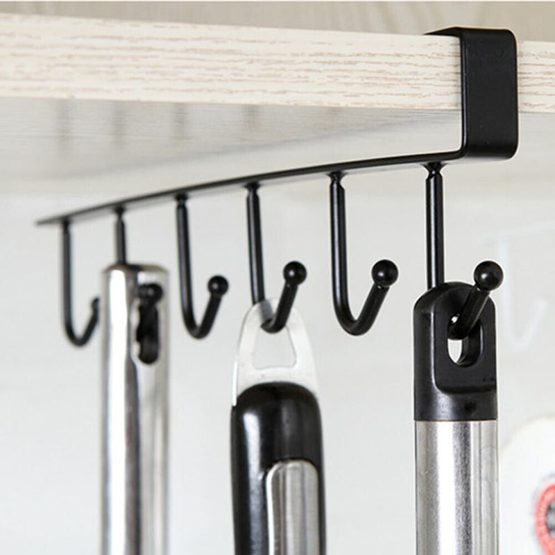 Wrought Iron Towel Wall Hanger Hook Holder Kitchen Door Organizer Storage Rac