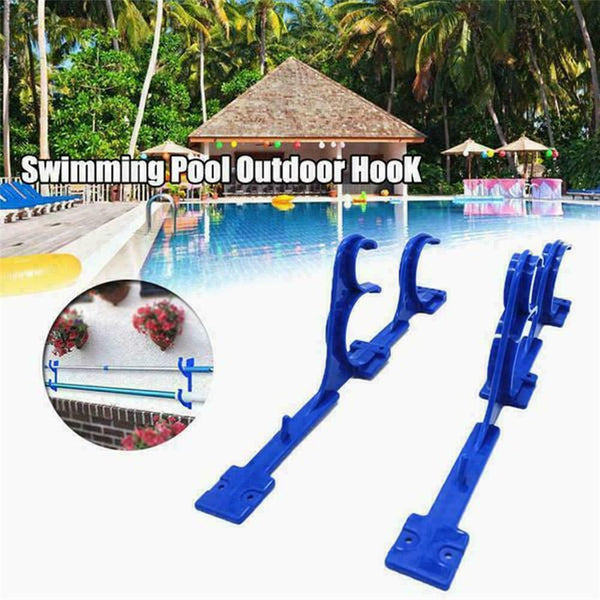 2PCS Plastic Holder Skimmers Pool Pole Hanger Garden Z0F6 Tools Hose Vacuum T2K6