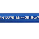 25KN O Shape Safety Auto Master Lock Carabiner Rock Climbing Buckle (Blue) Newly