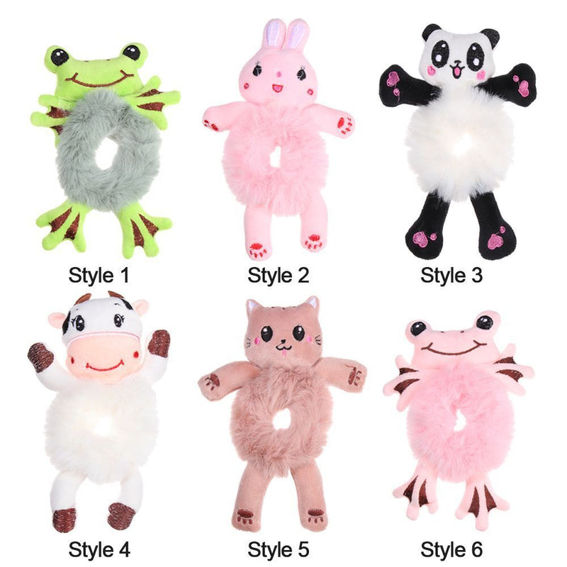Elastic Hair Accessories Animal Hair Ties Plush HairBands Headband HairHoop