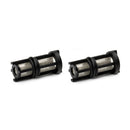 2pcs Car Filter Precise Fit Oil Filter Stainless Steel for Chevrolet Accessories