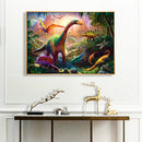 DIY Paint By Number Kit Dinosaur Animal Acrylic Paint Art Craft Decoration Gift
