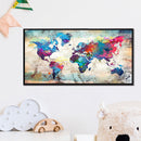 5D Diamond Painting Full Square Drill World Map Picture Rhinestone
