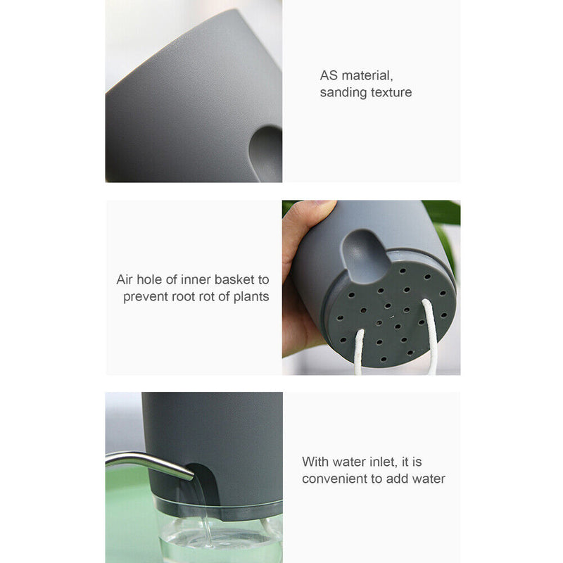 Watering Planter Self Watering Flower Pot Water Storage Basin (15.3cm) Newly