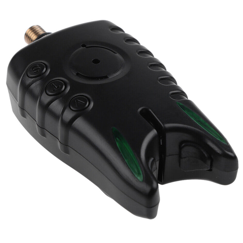 LED Fishing Bite Alarm Adjustable Tone Volume Carp Fishing Tackle (Green) Newly