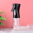 200ml High Pressure Spray Mist Bottle Salon Barber Hair Tool (Clear Black)