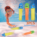 3pcs Octopus Shape Kids Plants Toys for Children Swimming Pool Diving Training