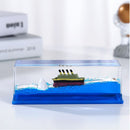 Float Stress Relief Fluid Liquid Cruise Ship Desktop Drift Bottle Hourglass