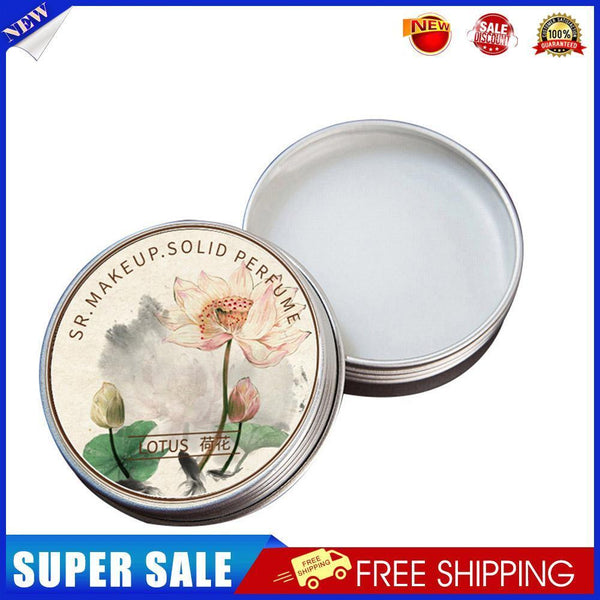Portable Pocket Balm Mild Long Lasting Deodorant Solid Perfume (Lotus)