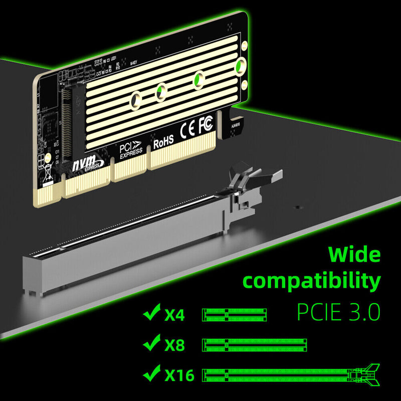 32Gbps M.2 PCI-E NVMe SSD to PCIe 3.0 Adapter Card PCI Express Converter