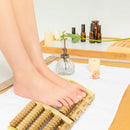 Wooden Spa Relief Anti Cellulite Massager Massage Reflexology Foot Roller