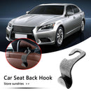 Car Back Seat Hook Rhinestones Handbag Auto Headrest Hanger Holder (White) Newly