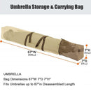 1x Umbrella Storage Bag 67 Inch Carrying Bag Waterproof for Outdoor Beach Hiking
