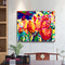 Colorful Flower Oil Paint By Numbers Kit DIY Acrylic Painting Frameless Drawi