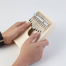 10 Keys Kalimba DIY Kit Basswood Thumb Piano Handmade Set Without Tuning Hammer