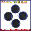 4pcs Silicone Joystick Analog Thumbstick Grip Cover for PS4 (Black+Blue)
