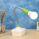 5pcs E27 LED Holder Universal Flexible Extension Lamp Socket(Green)