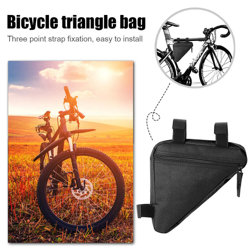Waterproof MTB Bike Bags Front Tube Frame Bicycle Phone Packs Cycling Equipme