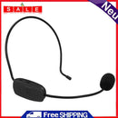 Wireless Microphone Headset Voice Amplifier FM Transmitter 87.5-108MHz Radio Mic