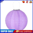 Waterproof LED Solar Cloth Chinese Lantern Festival Hanging Lamp (Purple)
