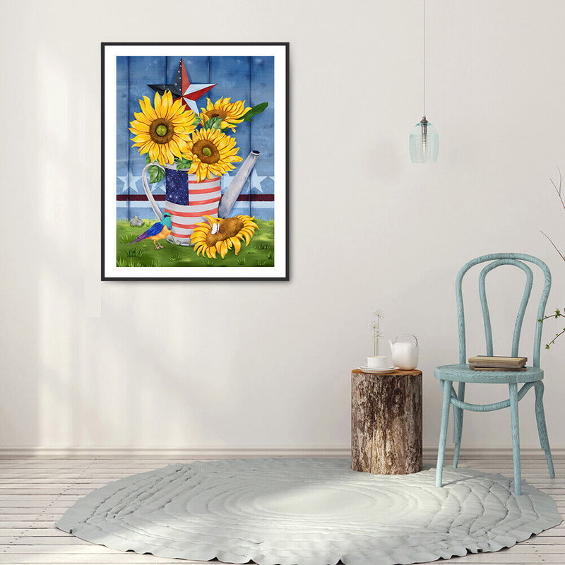 5D Diamond Painting DIY Sunflower Bouquet Full Round Drill Art