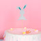Easter Ornament Glitter Rabbit Cupcake Cake Toppers Happy Easter Rabbit