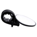 Cycling Bike Bicycle Handlebar 360 Degree Rotate Rear View Mirror(Black) Newly