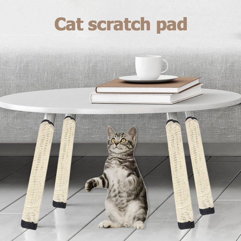 Case Sisal Foot Mat Play Toys Cat Scratch Pad Board Protective Carpets Furniture
