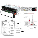 host FM/USB/AUX Car MP3 Player In-dash Audio Head Unit Bluetooth Car Radio