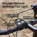 Remote Bicycle Taillight Bike Rear Lights Turn Signal Light LED Indicator
