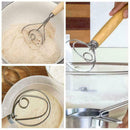 Baking Danish Dough Steel Wire Whisk Mixer Artisan M5E4 Tool Mixing O4C7