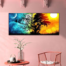 Sun Moon Tree Oil Paint By Numbers Kits Coloring Drawing Home Decoration Gifts