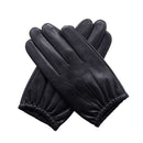 Drive Gothic Punk Fleece Guantes Touch Screen Gloves PU Leather Gloves Thicken
