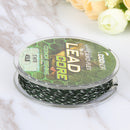 45lb 5m core Braided Camouflage Carp Fishing Line Hair Rigs  Core Newly