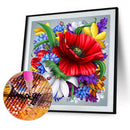 5D DIY Round Drill Diamond Painting Flower Cross Stitch Embroidery Mosaic