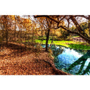 DIY Paper Jigsaw Puzzle Stream Landscape Picture Adults Children Room Decoration