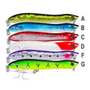 Sinking Popper 8.35cm 6g Lures Plastic Artificial Wobbler Fishing Bait (B)